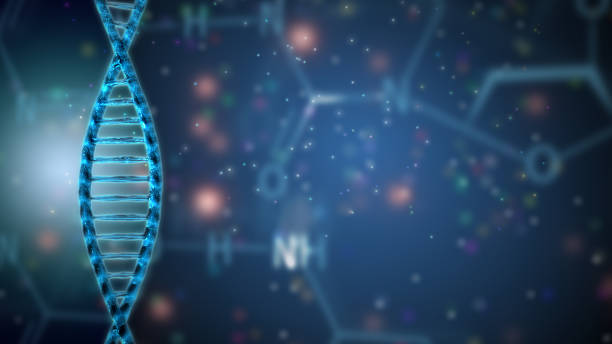 istock dna structure, medical research background 663578136