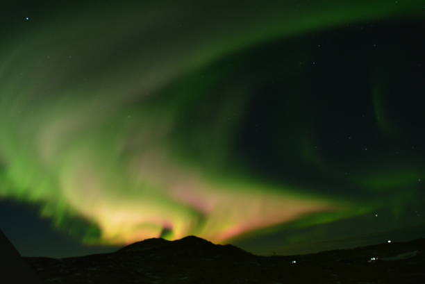 istock Northern lights at south pole 663633888
