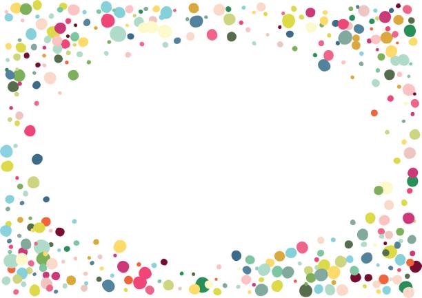 confetti background Abstract colorful flying in the air confetti. Isolated on the white background. Vector holiday illustration. congratulations confetti stock illustrations