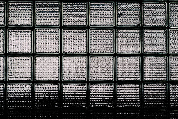 istock The wall of glass blocks 663659410