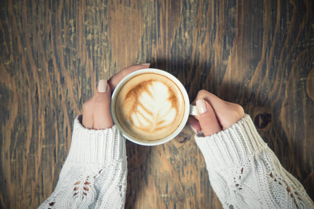 istock Lonely woman drinking coffee in the morning 663671538