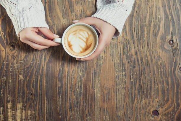 istock Lonely woman drinking coffee in the morning 663671714