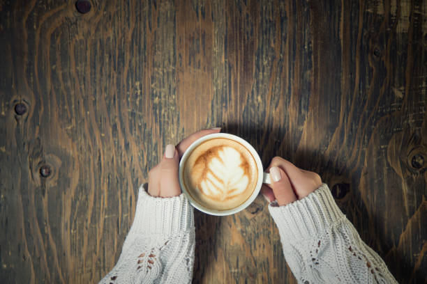 istock Lonely woman drinking coffee in the morning 663671790