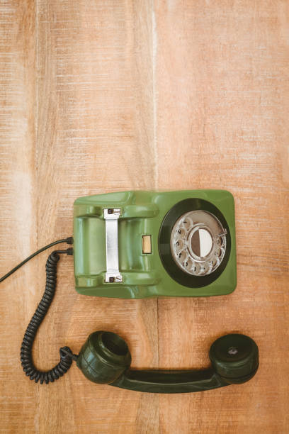 istock View of an old phone 663680758