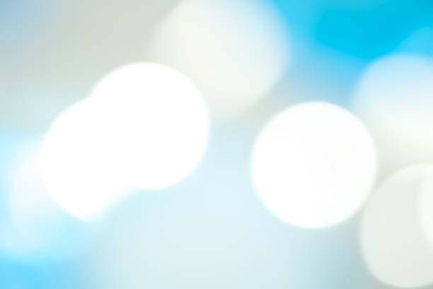 istock Texture bokeh style , summer bokeh blue wave blur style background 663758850