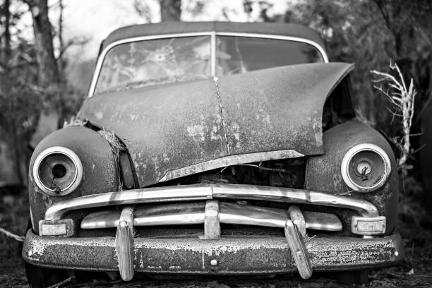 istock old timer abandoned automobile on the farm 663791258