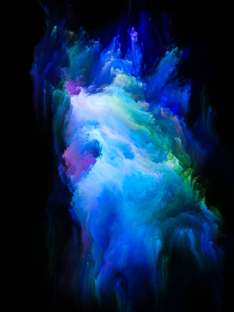 istock Vibrant Fractal Brush 663794608
