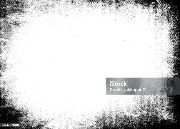 Dirt Frame Overlay Stock Photo - Download Image Now - Grunge Image Technique, Dirty, Border - Frame
