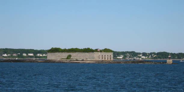 istock Fort Gorges in Casco Bay 663800854