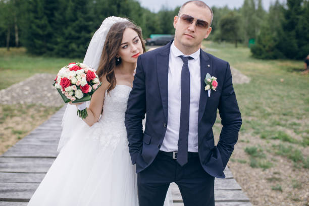 istock couple in wedding day 663813954