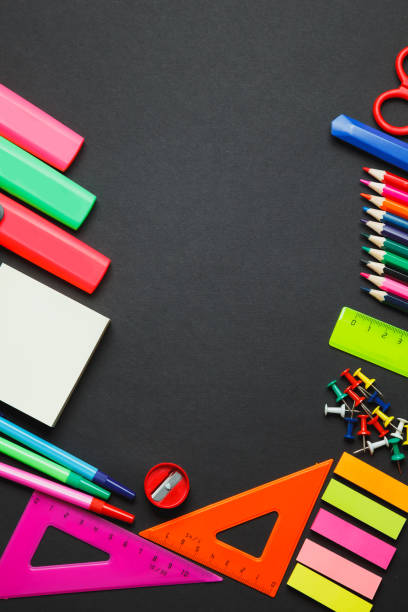 istock School supplies on blackboard 663824434