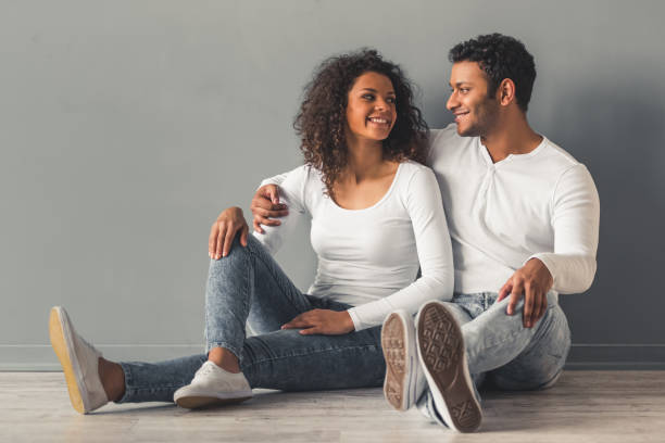 istock Afro American couple 663837828
