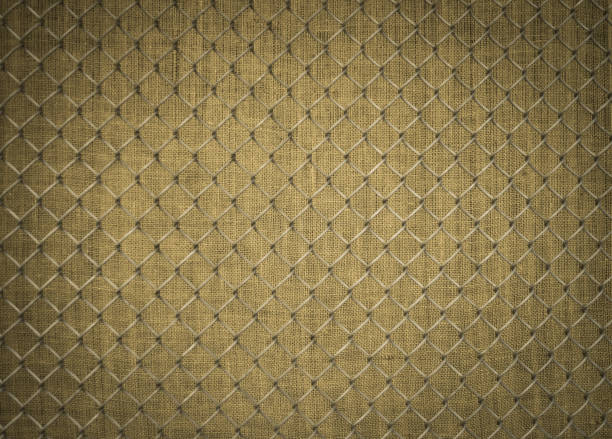 istock background texture of metal mesh on the old fabric 663838494