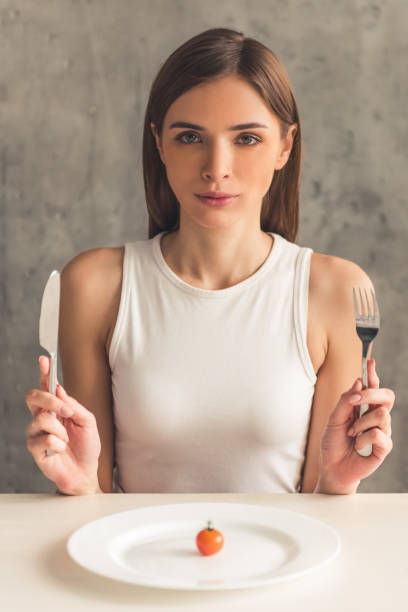 istock Girl keeping diet 663848626