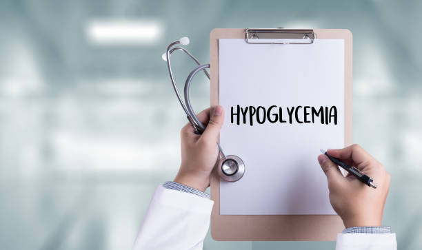 istock Hypoglycemia Printed Diagnosis  Medical Concept 663860800