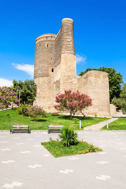 istock Maiden Tower in Baku 663860854