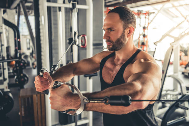 istock Man at the gym 663863700