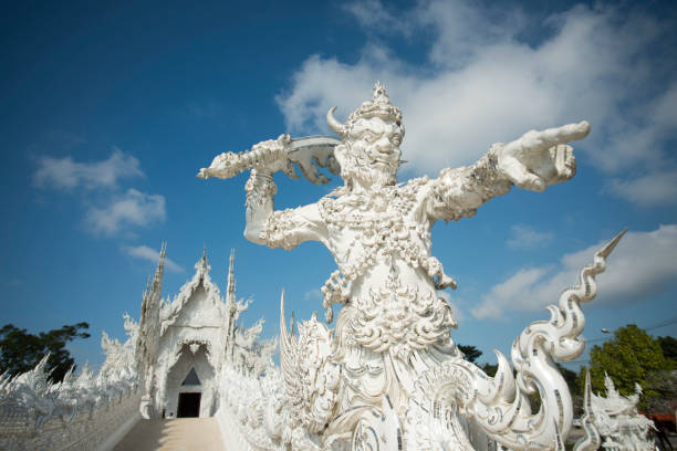 istock THAILAND CHIANG RAI WAT RONG KHUN WHITE TEMPLE 663863842