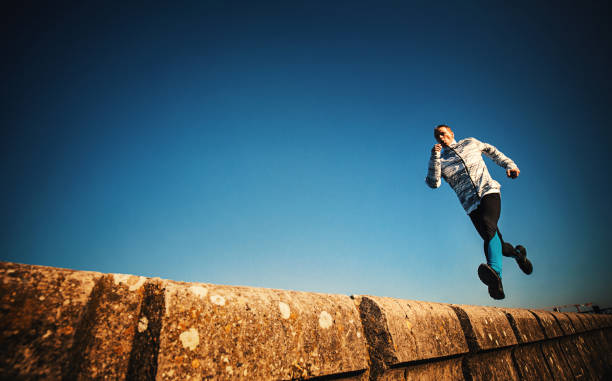istock Jogging in the morning. 663867082