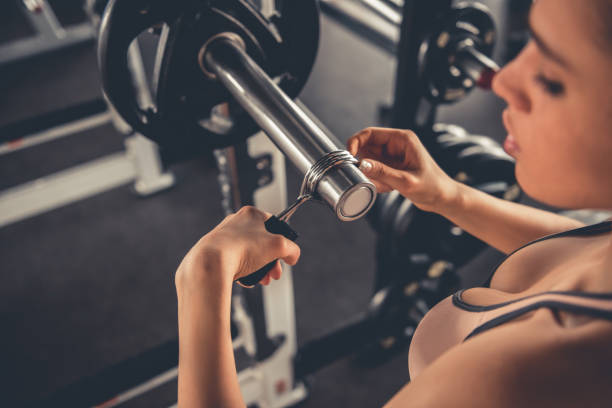 istock Woman at the gym 663867174