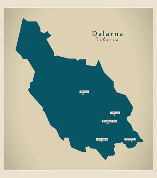 4 200 Dalarna Stock Photos Pictures Royalty Free Images IStock Modern Map Dalarna Se 