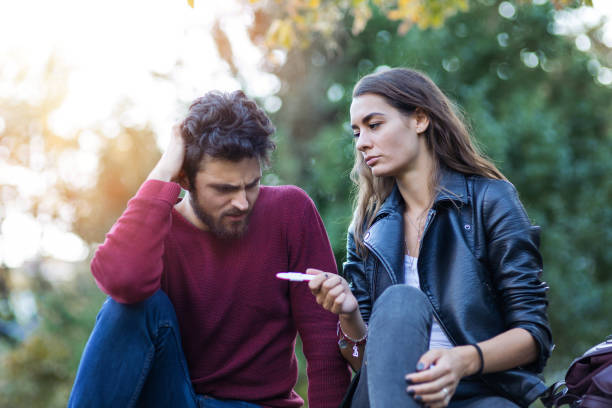 Couple going to have a baby