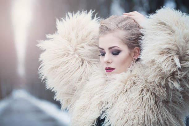 Magnificent Woman in Winter Park