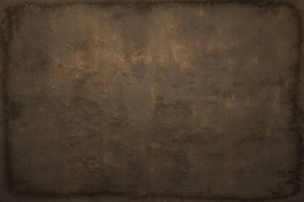 istock Vintage retro grungy background texture with frame. 663877324