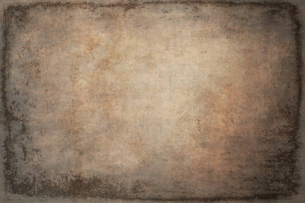 istock Vintage retro grungy background texture with frame. 663878598