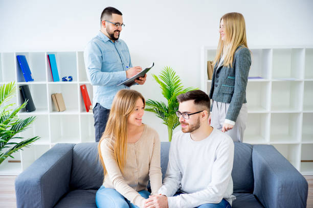 istock Couple talking to psychotherapist 663878778