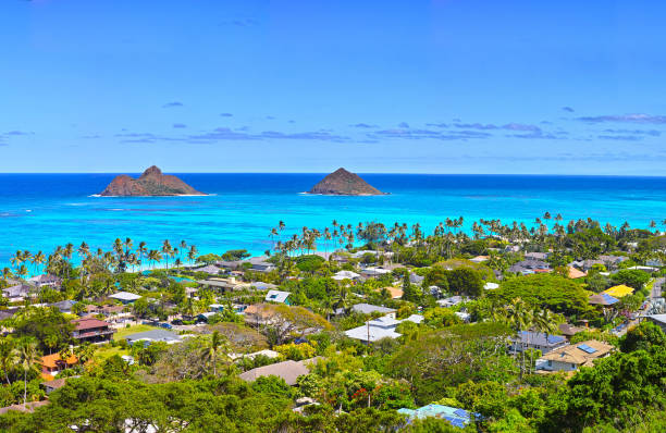 istock Landscape of Hawaii Lanikai Beach 663883416