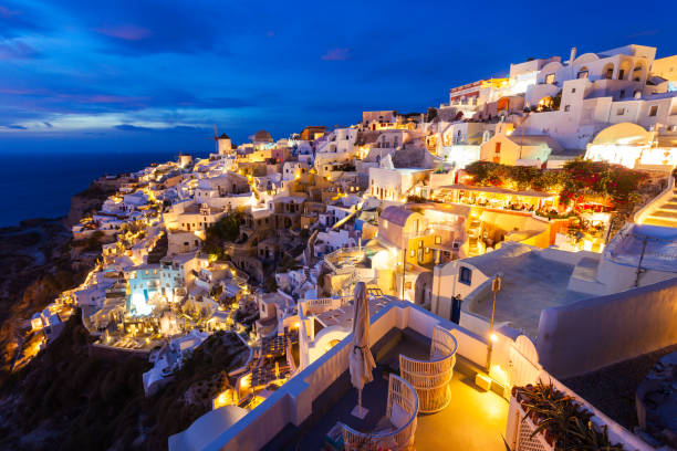 istock Oia town in Santorini 663884340