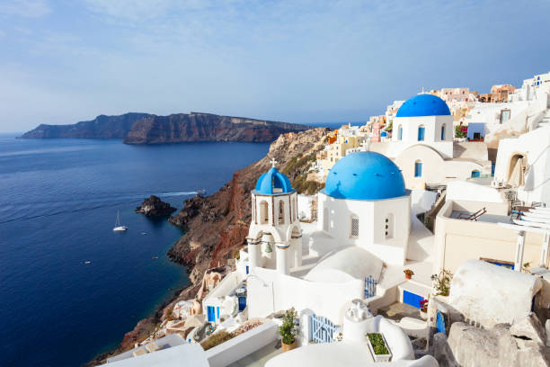istock Oia town in Santorini 663884346