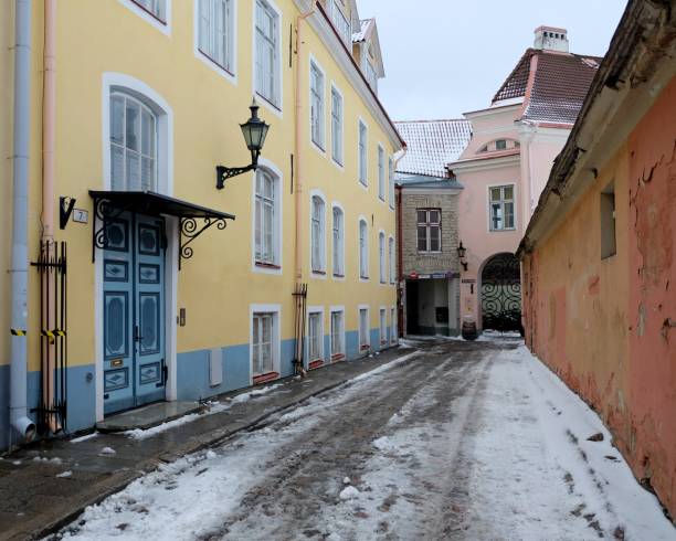 istock Streets in Old Town Tallinn. 663890894