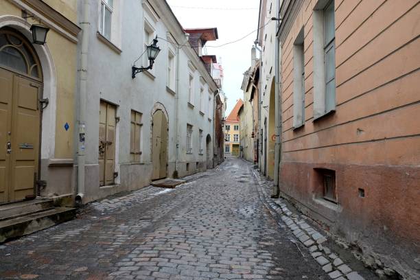 istock Streets in Old Town Tallinn. 663891002