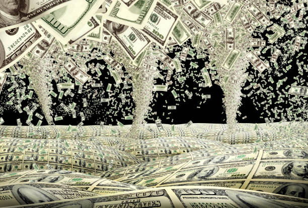 istock Financial concept of money 663901498
