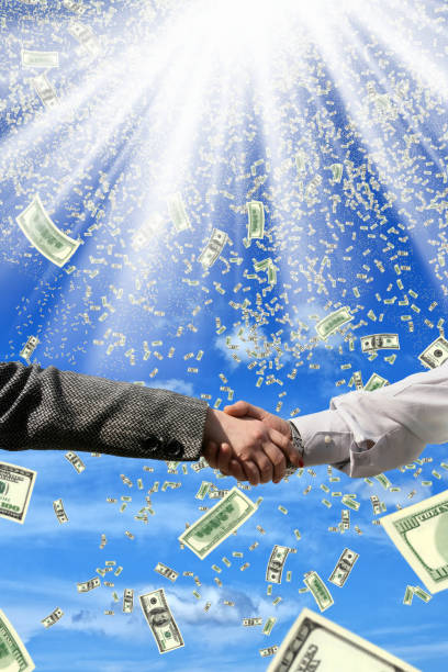 financial concept of making money