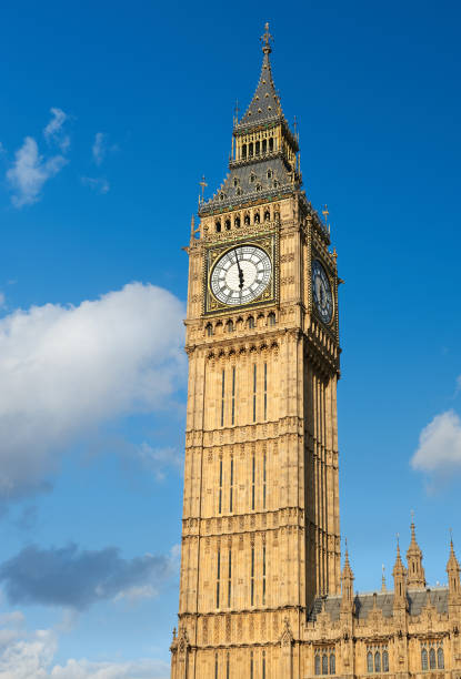 istock Big Ben tower in London on a sunny day 663913846