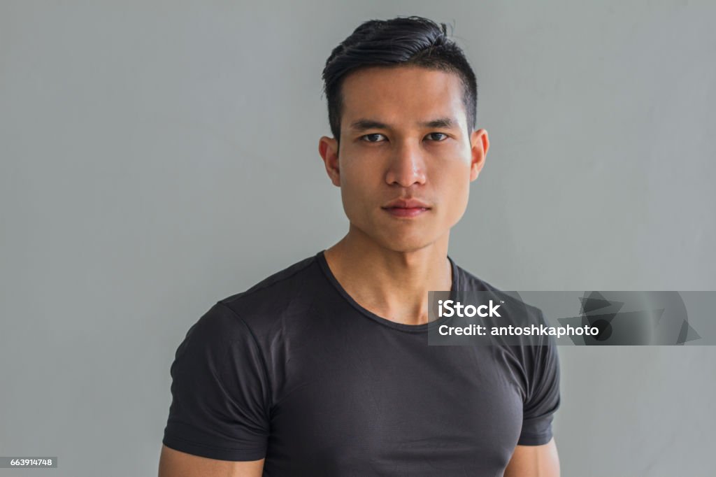 Portrait Of Handsome And Muscular Young Man From Indonesia Indonesian ...