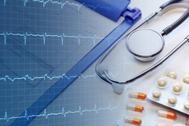 istock Medical image electrocardiocardiocardiody 663920340