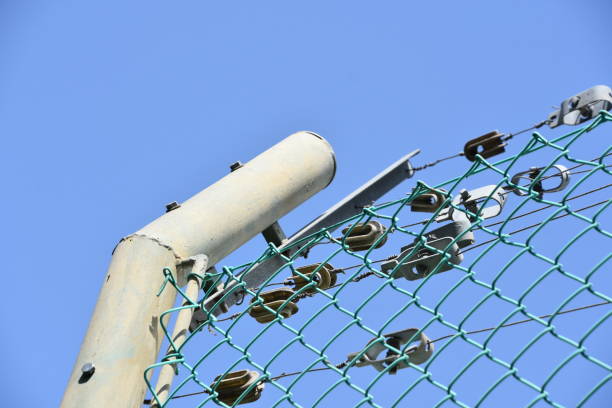istock Electric fence in a zoo 663921074
