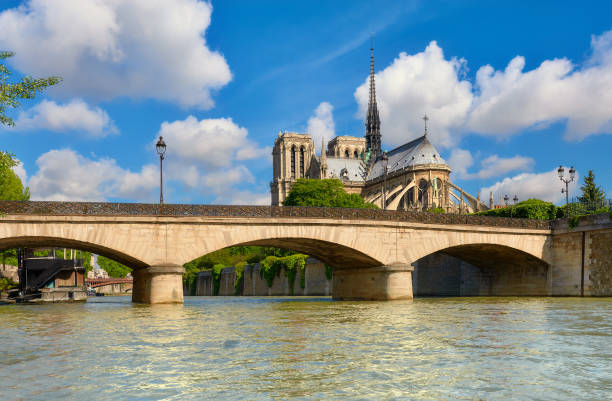 istock Notre Dame Cathedral in Paris in springtime 663921356