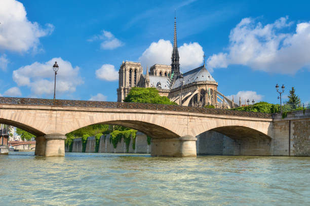 istock Notre Dame Cathedral in Paris in springtime 663921374