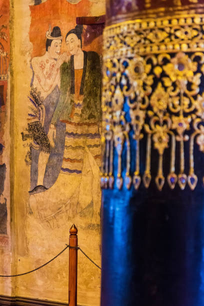 istock Buddha image in church of Wat Phumin, Nan, Thailand 663924006