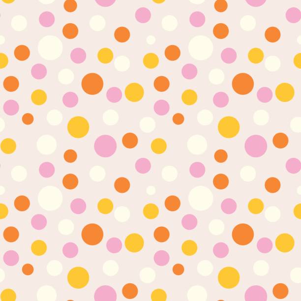 ilustraciones, imágenes clip art, dibujos animados e iconos de stock de patrón transparente de puntos coloridos. - bubble seamless pattern backgrounds