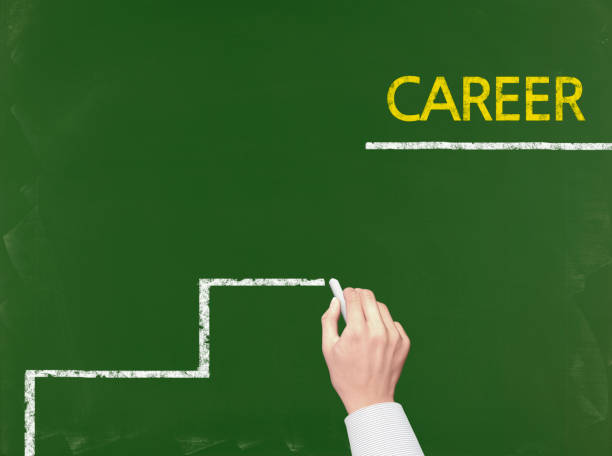 istock Career - Business Chalkboard Background 663928556