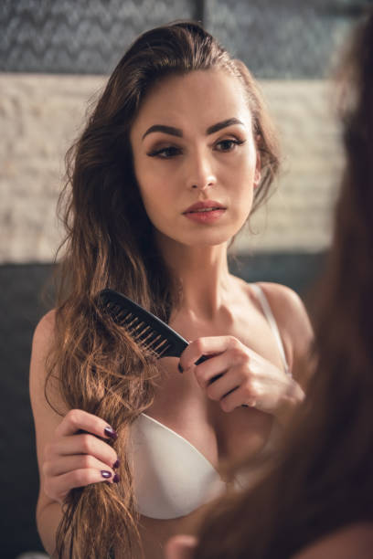 istock Girl in the bathroom 663928778