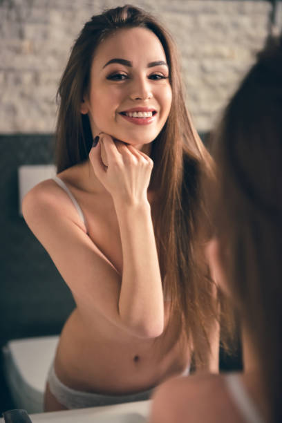 istock Girl in the bathroom 663928852