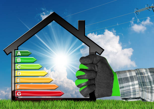 istock Energy Efficiency - Symbol with House Model 663931916