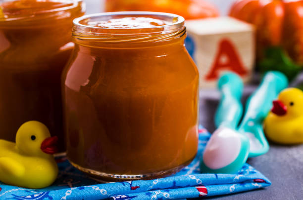istock Homemade baby food 663932498